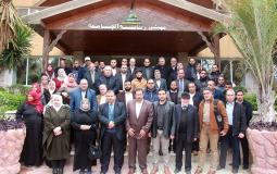 وقفة حداد في جامعة الأقصى