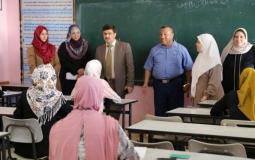آلاف الطلبة يتقدمون لامتحان التطبيقي الشامل في غزة