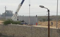 مصر تبني جدارًا على طول حدودها مع غزة