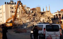 بلدية الاحتلال تهدم منزلا في المنطقة الصناعية شمال القدس - أرشيف