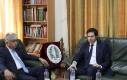 مجدلاني يطلع القنصل اليوناني على آخر المستجدات السياسية