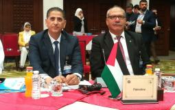 وفد المجلس الوطني الفلسطيني المشارك في اجتماعات الجمعية البرلمانية الآسيوية في بغداد