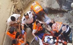 اصابة في حادث عمل في بيت شيمش غرب القدس 