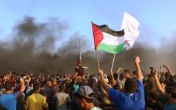مسيرات العودة الكبرى شرق غزة - ارشيفية