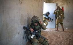 تدريبات عسكرية للجيش الإسرائيلي على حدود غزة - أرشيفية 