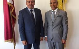 الدكتور عياش يلتقي سفير دولة قطر في رومانيا 