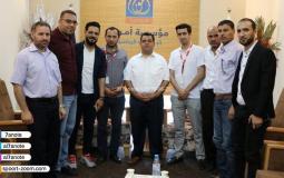 اجتماع لوضع الترتيبات النهائية لاستقبال بعثة نادي بلاطة 