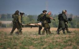 إصابة ضابط إسرائيلي برصاص فلسطيني على حدود غزة الان