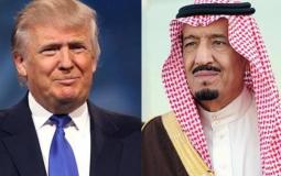 الملك سلمان  بن عبد  العزيز  أل  سعود والرئيس الأمريكي دونالد ترامب -توضيحية-