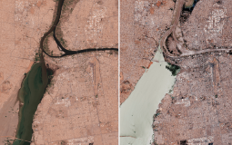 شاهد حجم الدمار الكبير الذي خلفته فيضانات السودان
