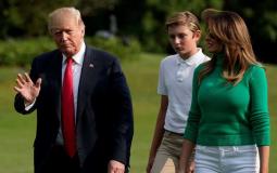 الرئيس الأمريكي دونالد ترامب وزوجته ميلانا