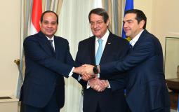 الرئيس المصري عبد الفتاح السيسي و رئيس قبرص نيكوس اناستاسيادس