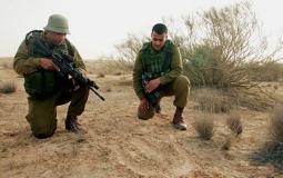 عناصر من وحدة قصاصو الأثر في الجيش الإسرائيلي على حدود غزة -ارشيف-