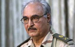  القائد العام للجيش الليبي المشير خليفة حفتر