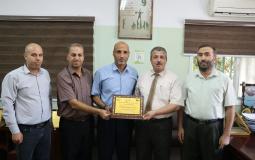 تربية الوسطى تزور بلدية وادي غزة و تهنئ رئيسها الجديد