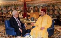 الرئيس محمود عباس وملك المغرب محمد السادس
