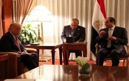 لقاء سابق بين الرئيس المصري عبد الفتاح السيسي والرئيس الأمريكي دونالد ترامب 
