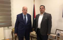 عبد السلام هنية يلتقي سليم الزعنون رئيس المجلس الوطني