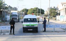 الإغلاق الشامل في قطاع غزة