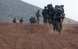قوات الجيش الاسرائيلي خلال تدريبات عسكرية