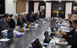 الحكومة خلال اجتماعها الاسبوعي في رام الله