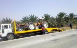 الاحتلال يستولي على معدات زراعية شمال أريحا