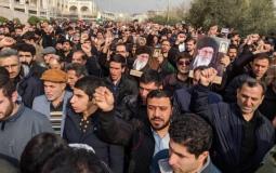 مسيرة غاضبة في إيران اليوم بعد اغتيال قاسم سليماني