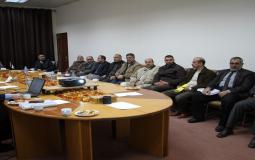 أبو الريش خلال اجتماع مجلس الوزارة الأسبوعي