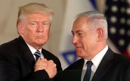 بنيامين نتنياهو - رئيس الوزراء الاسرائيلي والرئيس الأمريكي دونالد ترامب -ارشيف-