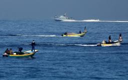مساحة الصيد ببحر غزة 5 أميال فقط