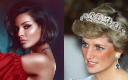 نادين نجيم والليدي ديانا