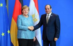 الرئيس المصري عبد الفتاح السيسي والمستشارة الألمانية أنغيلا ميركل