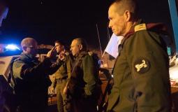غادي ايزنكوت يزور مكان عملية اطلاق النار في رام الله