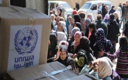 الأونروا تعلن موعد استئناف توزيع المساعدات الغذائية على اللاجئين في غزة