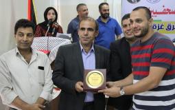" المكتب الحركي " بإقليم شرق غزة يكرم ثلة من صحفيي الإقليم