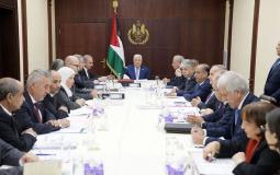 جلسة الحكومة برئاسة الرئيس عباس