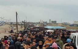 المتظاهرون في مسيرات العودة شرق غزة