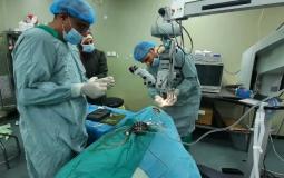 استئناف اجراء عمليات الشبكية للمرضى في مستشفى العيون منذ بداية مارس الجارى
