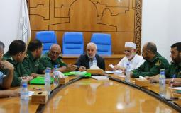 اللجنة القانونية في المجلس التشريعي تستقبل وفداً من هيئة القضاء العسكري