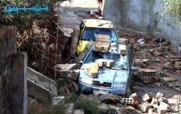 صورة من العاصمة السورية دمشق لأضرار الأمطار 