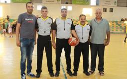 حكام كرة السلة في غزة