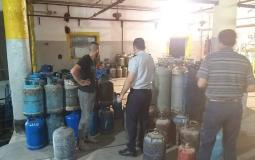 جولة تفتيشية على محطات توزيع الغاز في بيت لحم