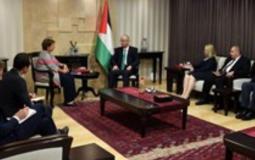 الحمد الله يدعو الاتحاد الأوربي لدعم مبادرة الرئيس للسلام 