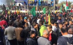 مسيرة ضخمة على امتداد شارع صلاح الدين بغزة نصرة للقدس