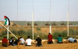 حدود غزة الشرقية -ارشيف-