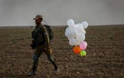 جيش الاحتلال يعثر على بالونات متفجرة - ارشيف