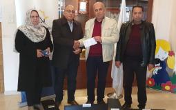 الإسلامي الفلسطيني يدعم مركز الرجاء لرعاية ذوي الاحتياجات الخاصة