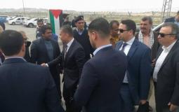 لحظة وصول الوفد الأمني المصري إلى غزة للقاء قيادة حماس -من الارشيف-