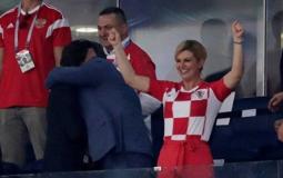 رئيسة كرواتيا كوليندا غرابار كيتاروفيتش تساند منتخب بلادها في مونديال روسيا