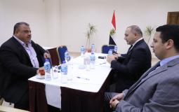 الوفد الأمنى المصري يلتقي  اللواء صلاح أبو وردة